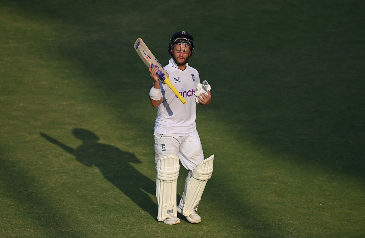Ben Duckett finished day two on 133 off 118 balls, India vs England, 3rd Test, Rajkot, 2nd day, February 16, 2024