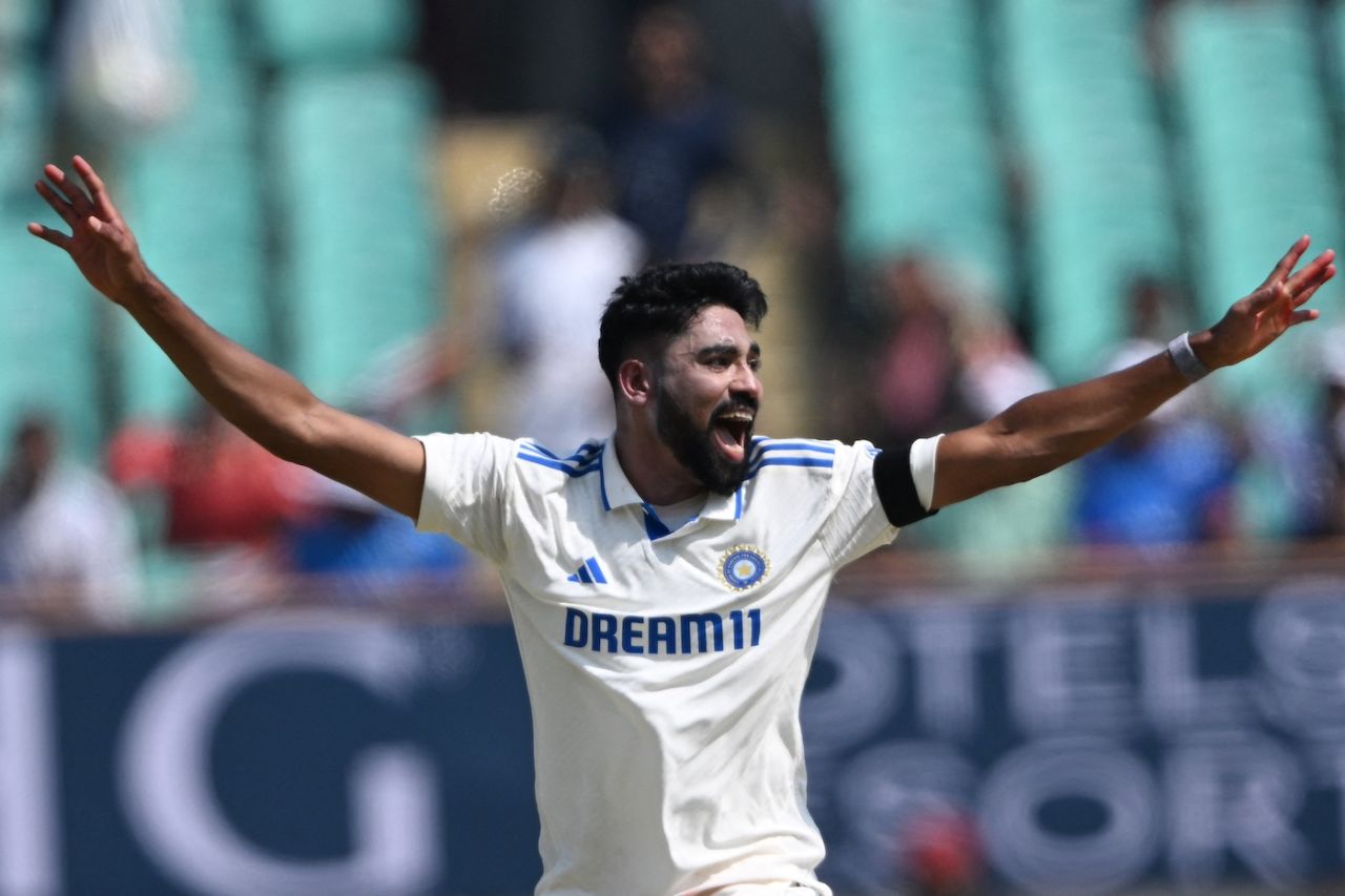 Mohammed Siraj recorded his best figures in a home Test, India vs England, 3rd Test, Rajkot, 3rd day, February 17, 2024