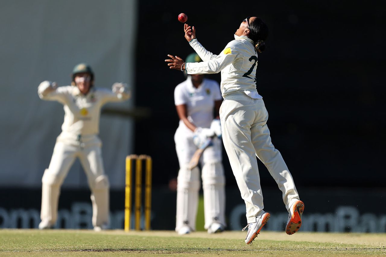 Alana King claimed the final wicket, Australia vs South Africa, Only Women's Test, WACA Ground, Perth, February 17, 2024