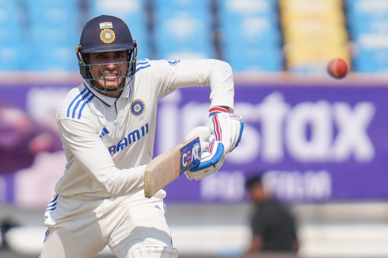 Shubman Gill played a resolute hand, India vs England, 3rd Test, Rajkot, 3rd day, February 17, 2024