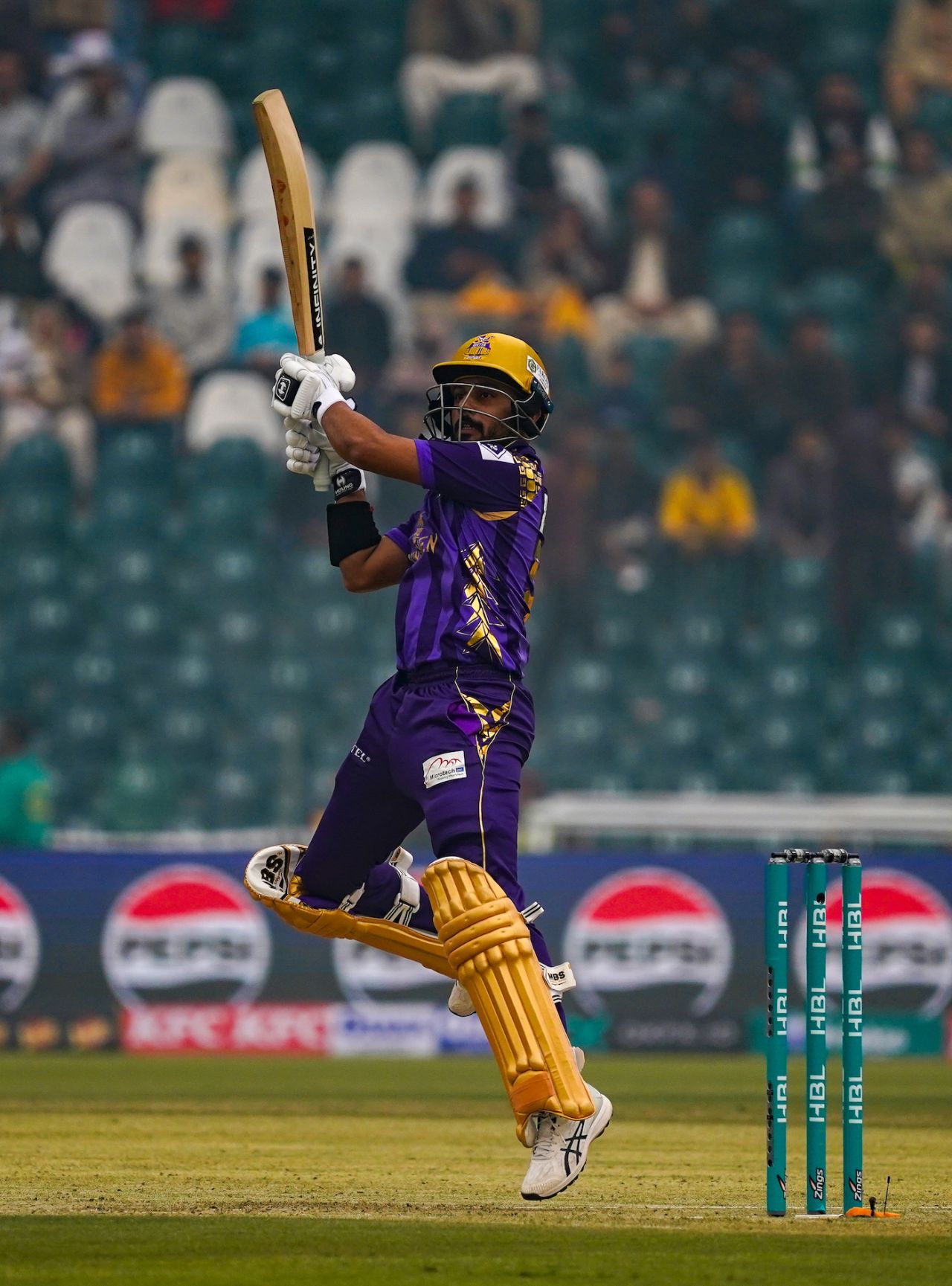 Saud Shakeel's reached fifty in 36 balls, Peshawar Zalmi vs Quetta Gladiators, PSL 2024, Lahore, February 18, 2024