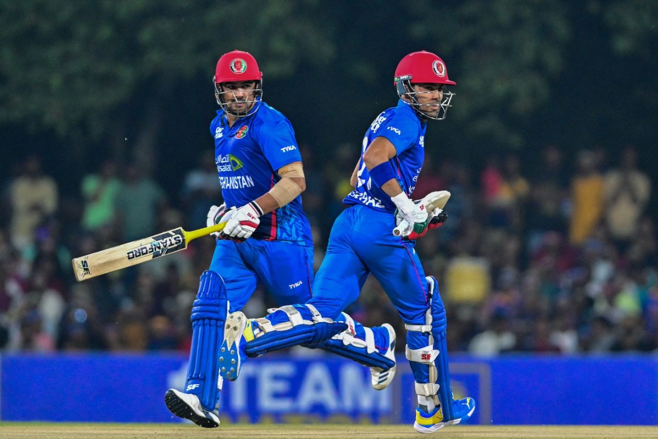 Hazratullah Zazai and Rahmanullah Gurbaz gave Afghanistan a quick start, Sri Lanka vs Afghanistan, 3rd T20I, Dambulla, February 21, 2024