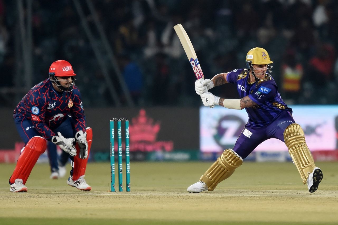 Jason Roy smashed 37 off just 18 balls, Islamabad United vs Quetta Gladiators, Lahore, PSL, February 22, 2024