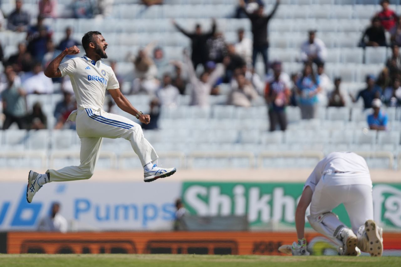 Akash Deep's sizzling spell left Zak Crawley castled, India vs England, 4th Test, Ranchi, 1st day, February 23, 2024