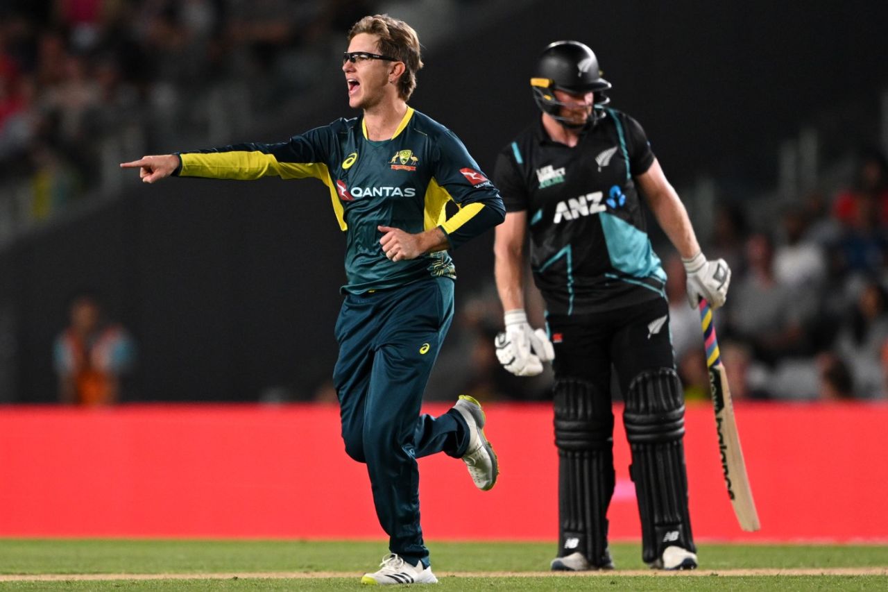 Adam Zampa took 4 for 34, New Zealand vs Australia, 2nd T20I, Auckland, February 23, 2024