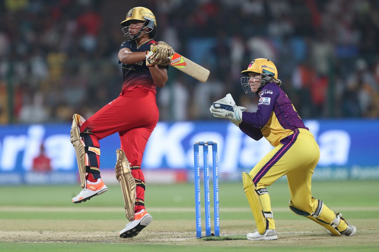 Richa Ghosh bludgeoned her way to a 31-ball half-century, Royal Challengers Bangalore vs UP Warriorz, WPL 2024, Bengaluru, February 24, 2024