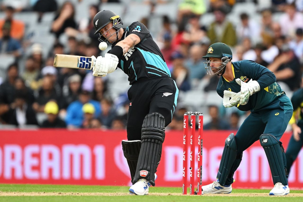 Finn Allen was quick to get off the blocks, New Zealand vs Australia, 3rd T20I, Auckland, February 25, 2024
