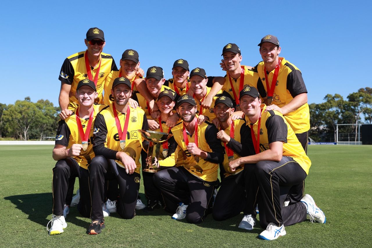 Western Australia lifted their third Marsh Cup title in a row, New South Wales vs Western Australia, Marsh Cup final, Cricket Central, Sydney, February 25, 2024