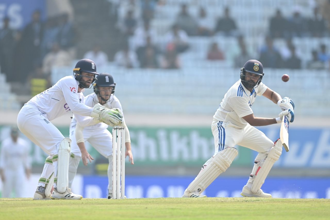 Rohit Sharma looked in good touch on the fourth morning, India vs England, 4th Test, Ranchi, 4 th day, February 26, 2024