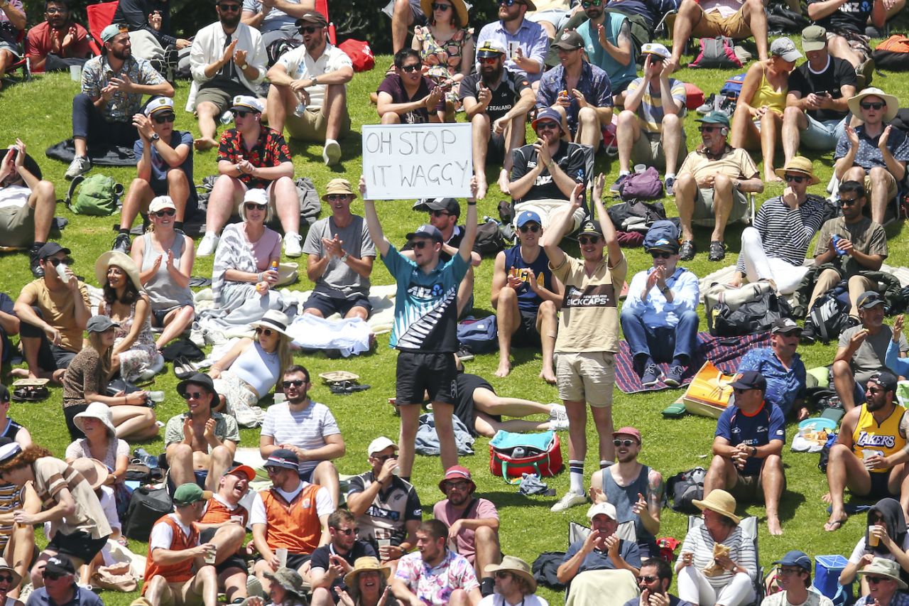 Fans applaud Neil Wagner's batting, New Zealand v West Indies, 2nd Test, second day, December 12, 2020