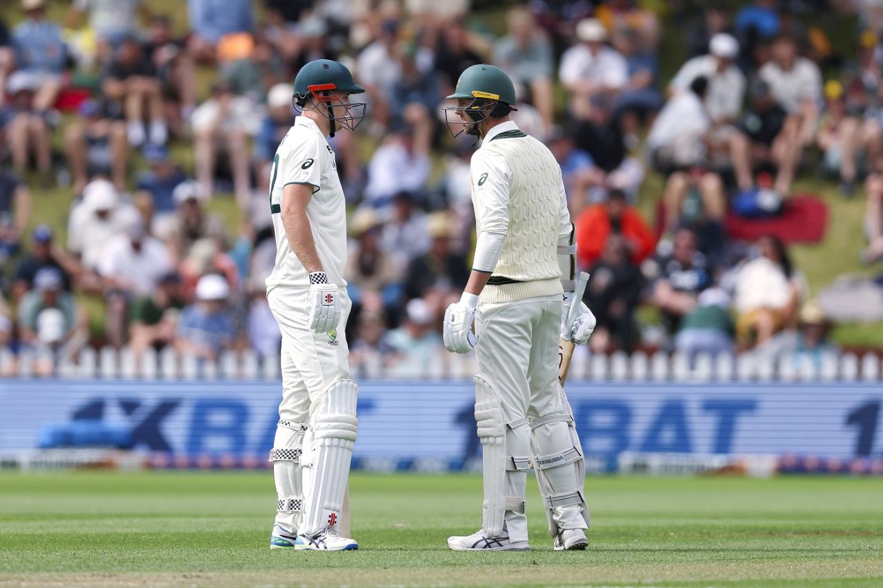 Cameron Green and Josh Hazlewood frustrated New Zealand with their fifty-plus stand, New Zealand vs Australia, 1st Test, 2nd day, Wellington, March 1, 2024