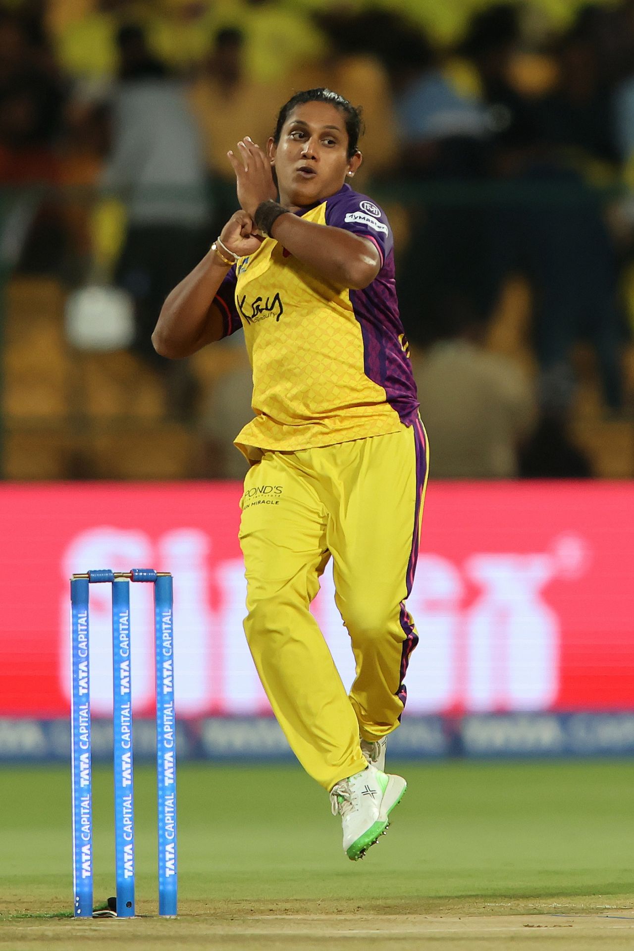 Chamari Athapaththu made her WPL debut against Gujarat Giants, Gujarat Giants vs UP Warriorz, WPL 2024, Bengaluru, March 1, 2024