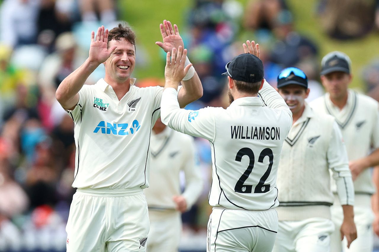 Matt Henry ended Nathan Lyon's valuable innings, New Zealand vs Australia, 1st Test, Wellington, 3rd day, March 2, 2024