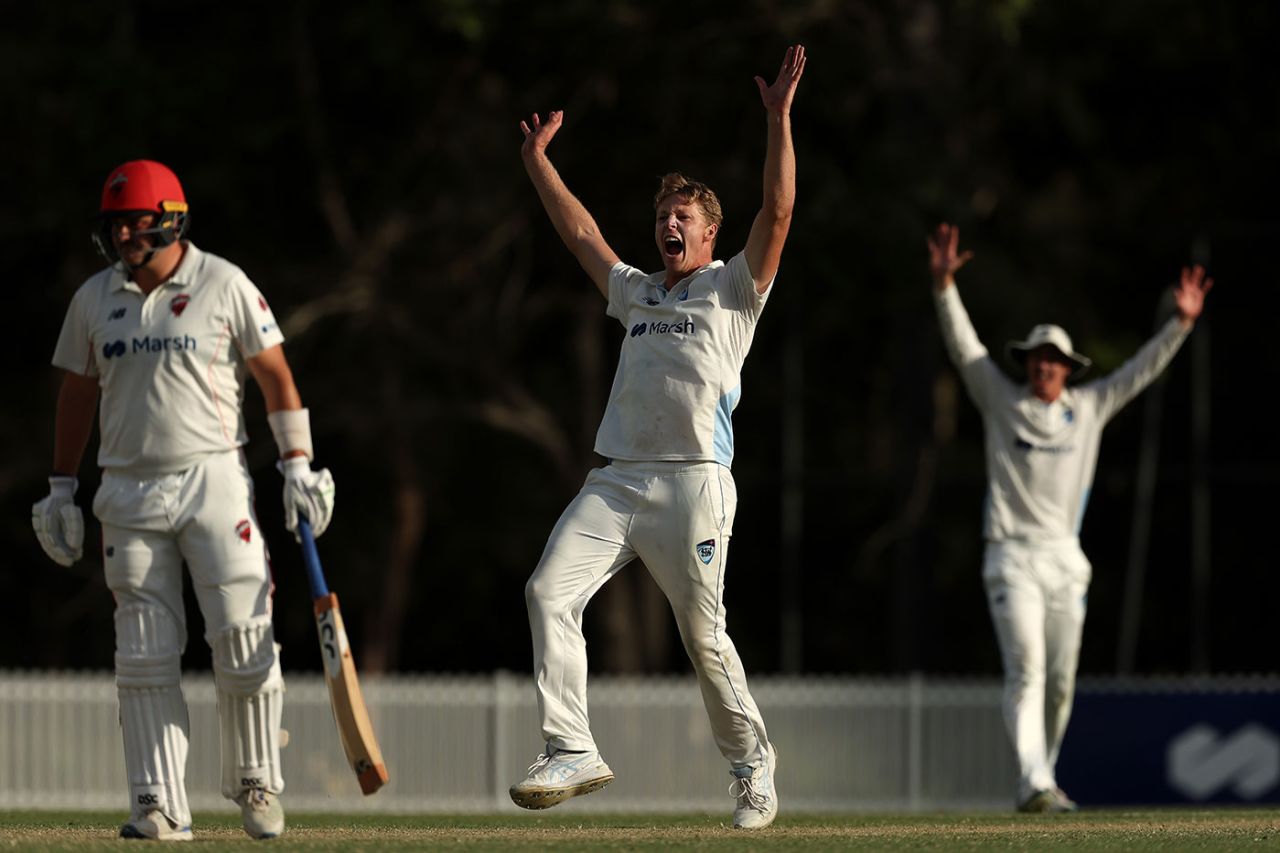 Jack Edwards almost conjured victory for New South Wales, New South Wales vs South Australia, Sheffield Shield, Cricket Central, March 4, 2024