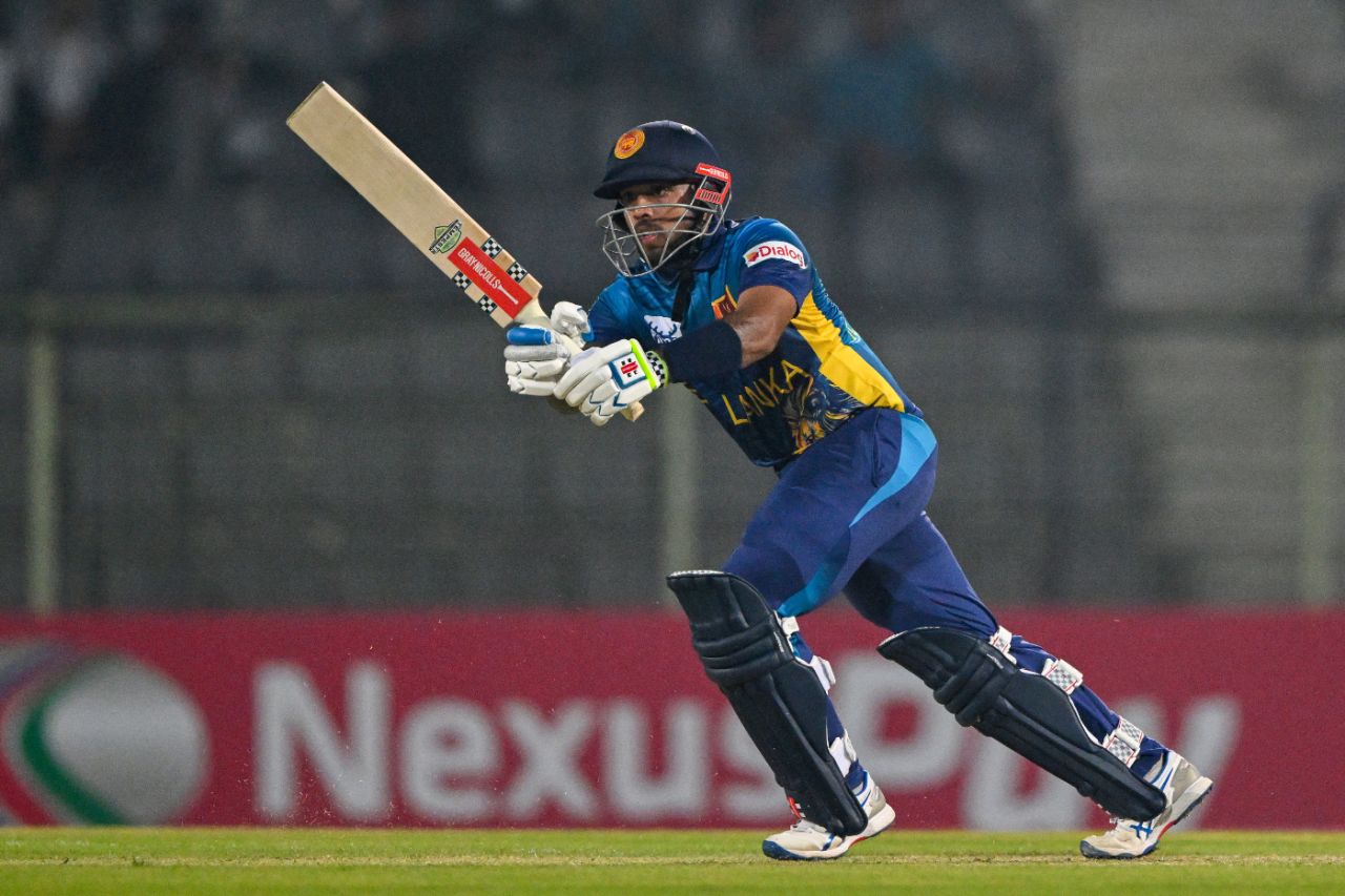 Kusal Mendis struck a half-century off 28 balls, Bangladesh vs Sri Lanka, 1st T20I, Sylhet, March 4, 2024
