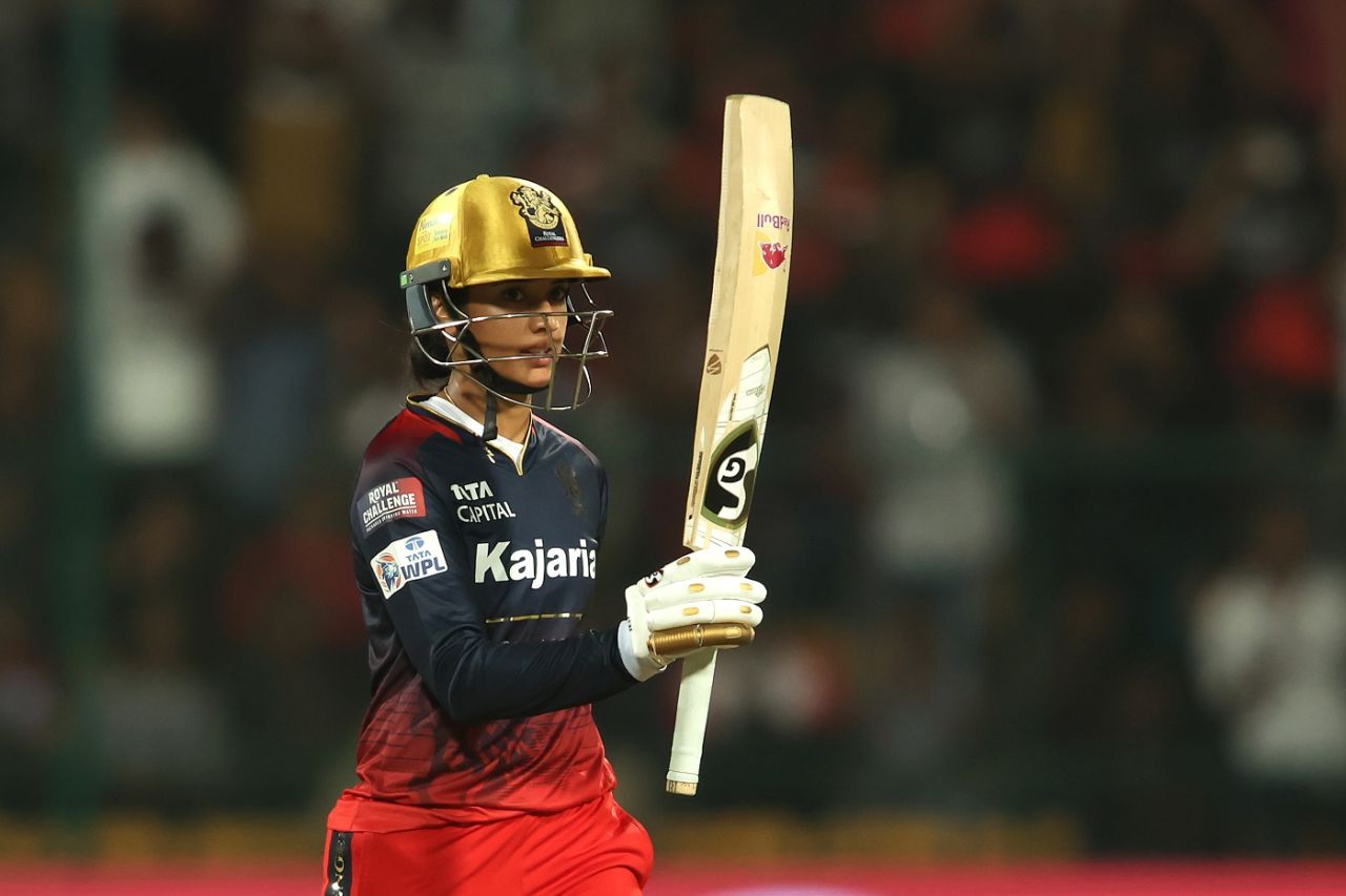 Smriti Mandhana scored her second fifty in this season, UP Warriorz vs Royal Challengers Bangalore, WPL 2024, Bengaluru, March 4, 2024