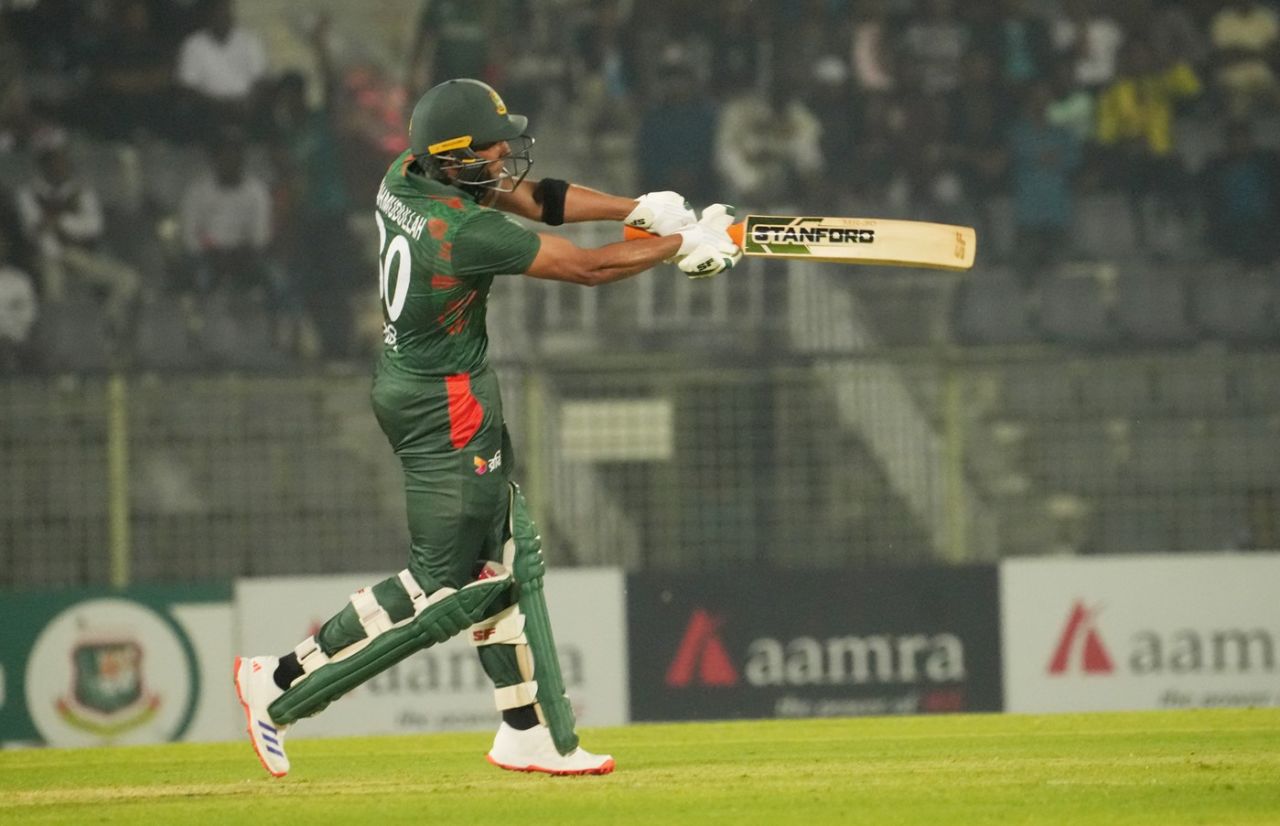 Playing his first T20I since September 2022, Mahmudullah struck 54 off 31, Bangladesh vs Sri Lanka, 1st T20I, Sylhet, March 4, 2024