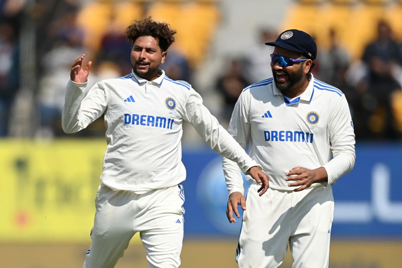 Kuldeep Yadav trapped Ben Stokes lbw for his fifth, India vs England, 5th Test, Dharamsala, 1st day, March 7, 2024