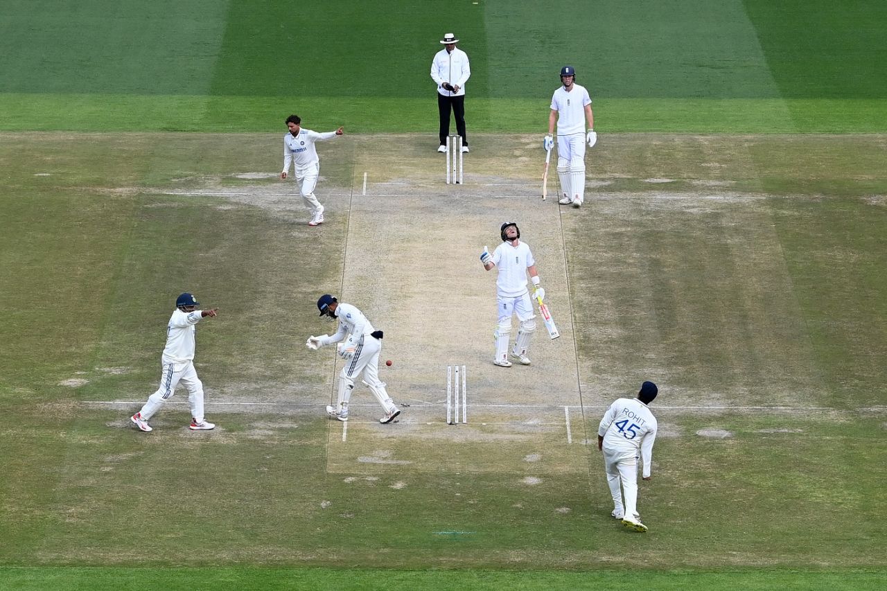 Ecstasy for Kuldeep Yadav and India, agony for Ollie Pope, India vs England, 5th Test, Dharamsala, 1st day, March 7, 2024
