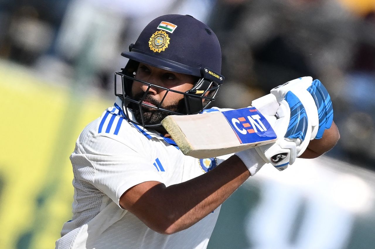 Rohit Sharma was the more aggressive opener between the two, India vs England, 5th Test, Dharamsala, 1st day, March 7, 2024