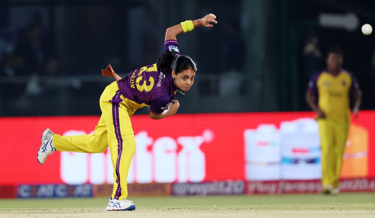 Saima Thakor was the only fast bowler in the XI for Warriorz, UP Warriorz vs Mumbai Indians, WPL 2024, Delhi, March 7, 2024