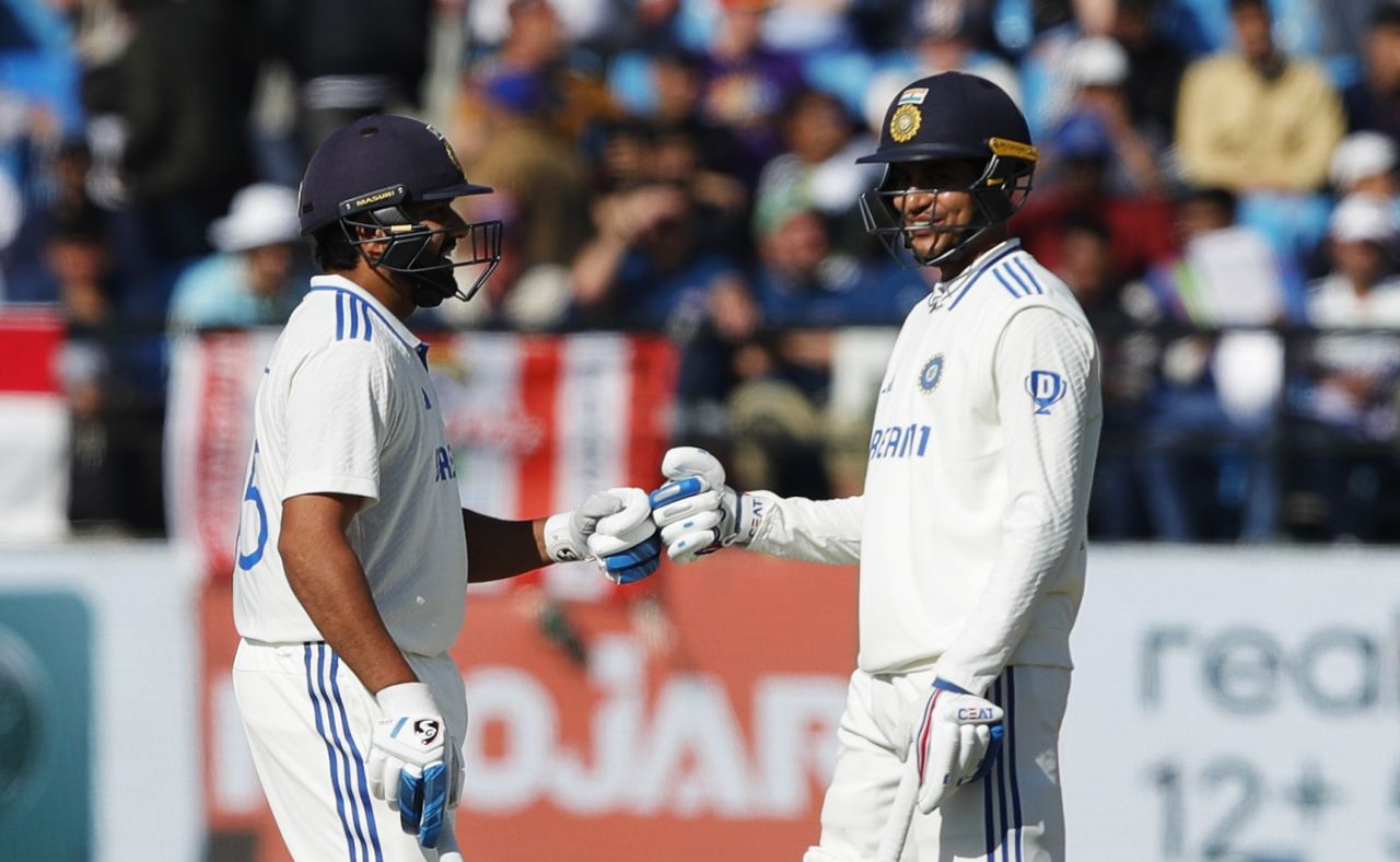 Rohit Sharma and Shubman Gill dominated England on the second morning, India vs England, 5th Test, Dharamsala, 2nd day, March 8, 2024