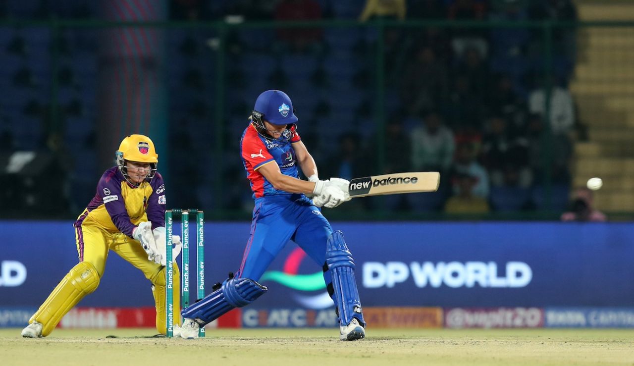 Meg Lanning nails a pull shot, Delhi Capitals vs UP Warriorz, Women's Premier League, Delhi, March 8, 2024