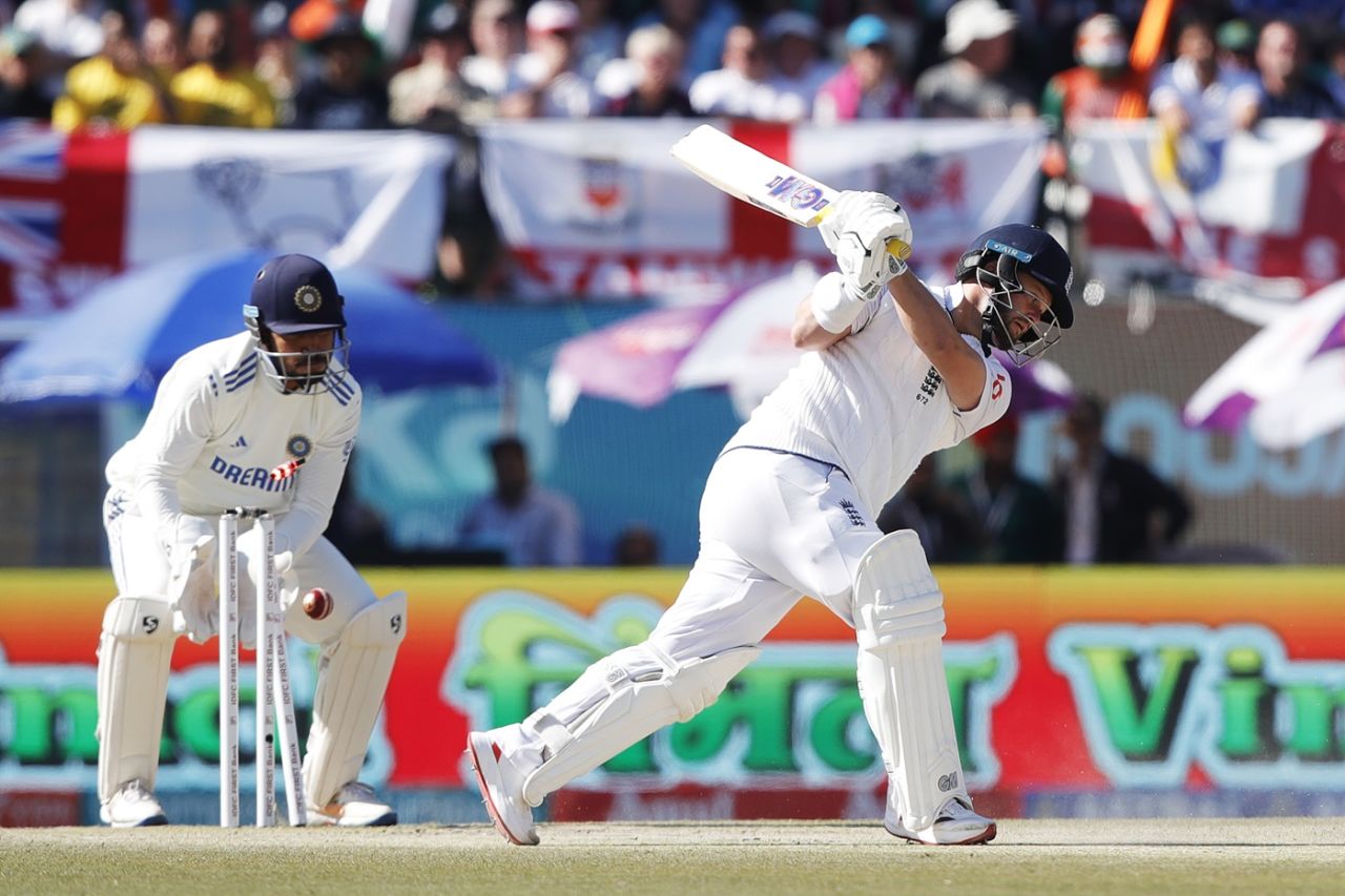 Ben Duckett came down the track and lost his stumps to R Ashwin, India vs England, 5th Test, Dharamsala, 3rd day, March 9, 2024