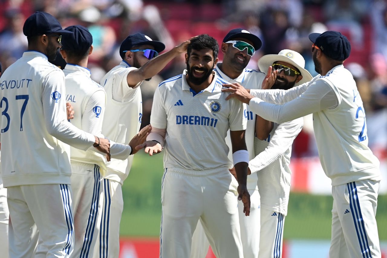 Everybody wants a piece of Jasprit Bumrah, India vs England, 5th Test, Dharamsala, 3rd day, March 9, 2024