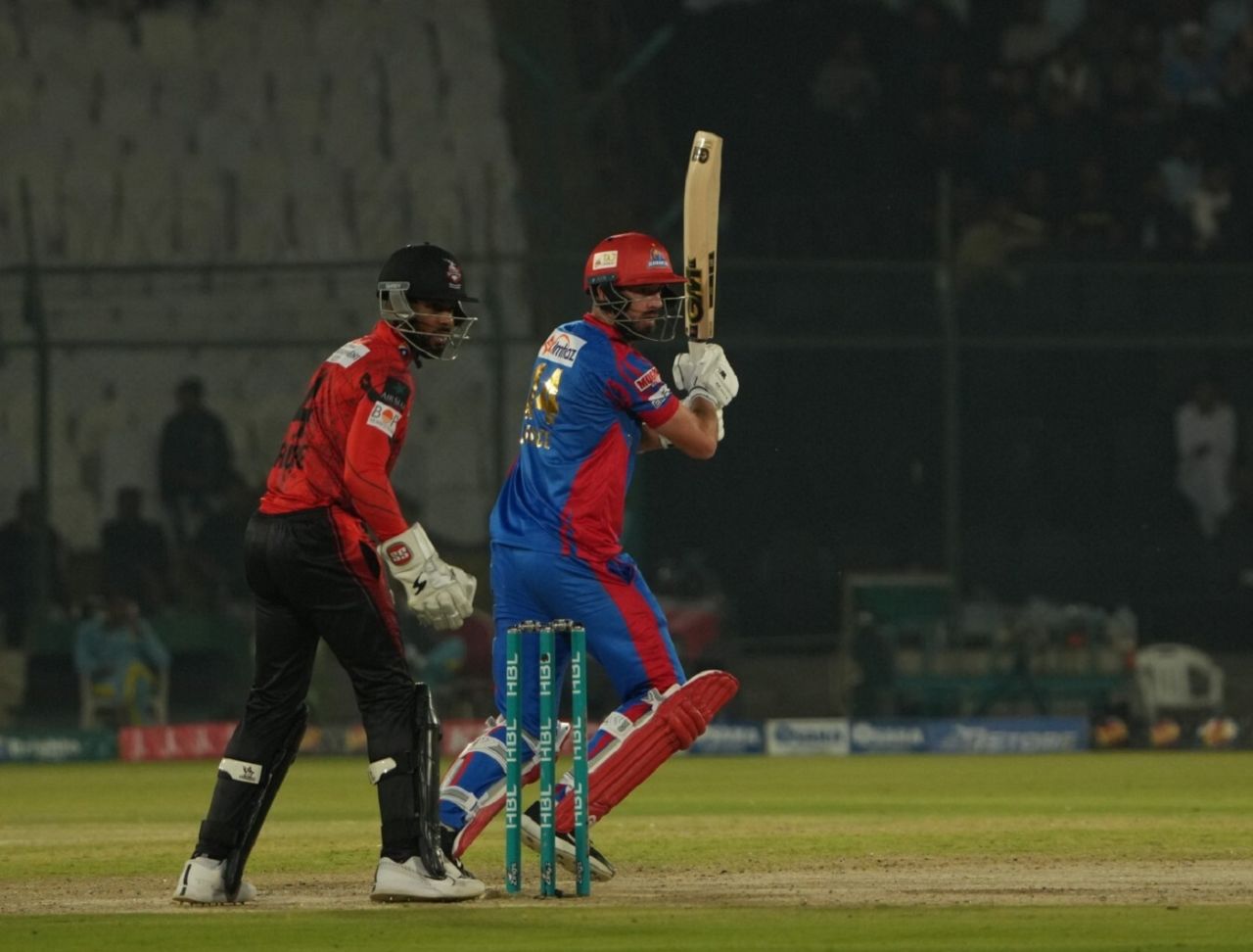 James Vince hit 42 in quick time, Karachi Kings vs Lahore Qalandars, PSL, Karachi, March 9, 2024