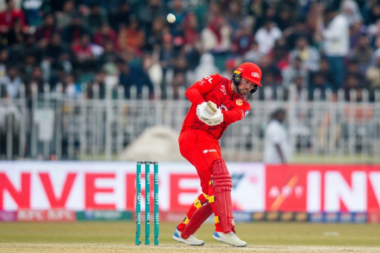 Colin Munro top-scored for Islamabad United with a 40-ball 84, Islamabad United vs Multan Sultans, PSL, Rawalpindi, March 10, 2024