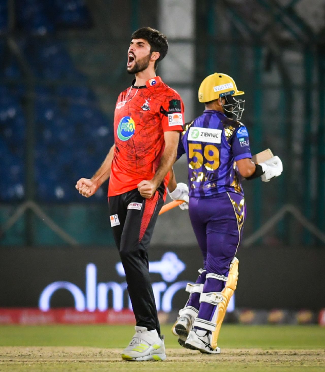 Jahandad Khan got two early wickets, Lahore Qalandars vs Quetta Gladiators, PSL 2024, Karachi, March 10, 2024