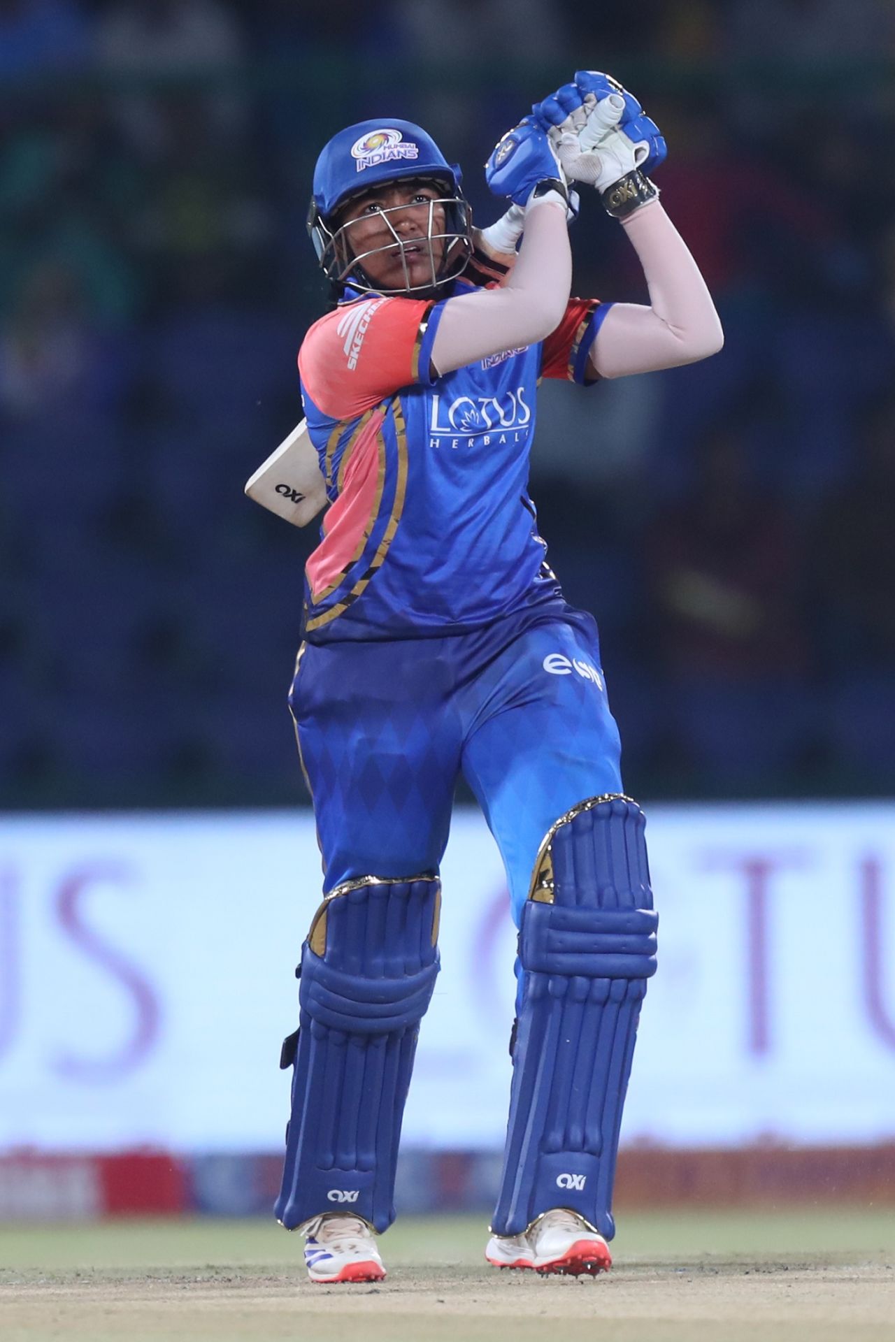S Sajana brought her power game to the fore at the top of the order, Mumbai Indians vs Royal Challengers Bangalore, WPL, Delhi, March 12, 2024