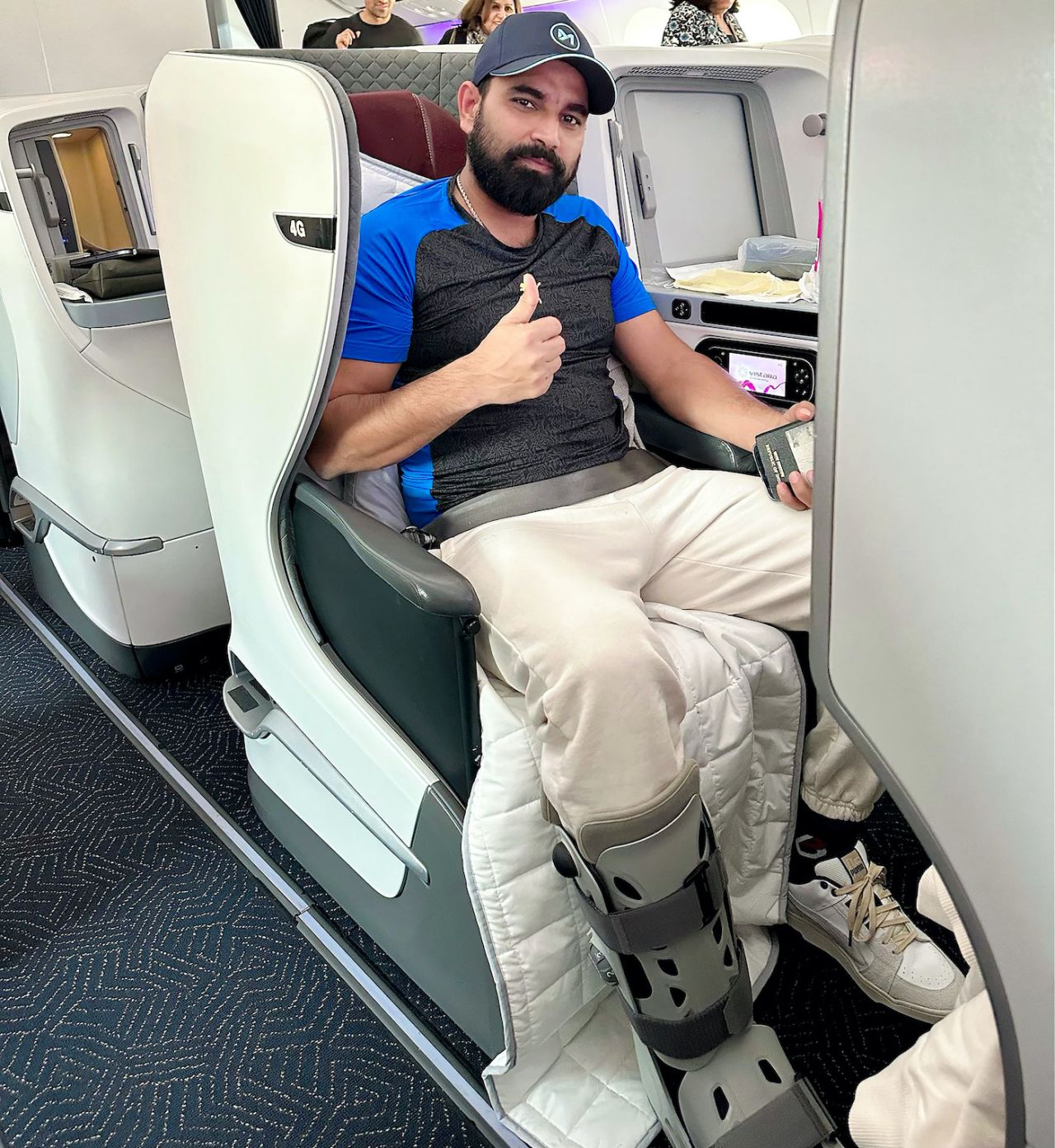 Mohammed Shami returns to India after surgery, March 14, 2024