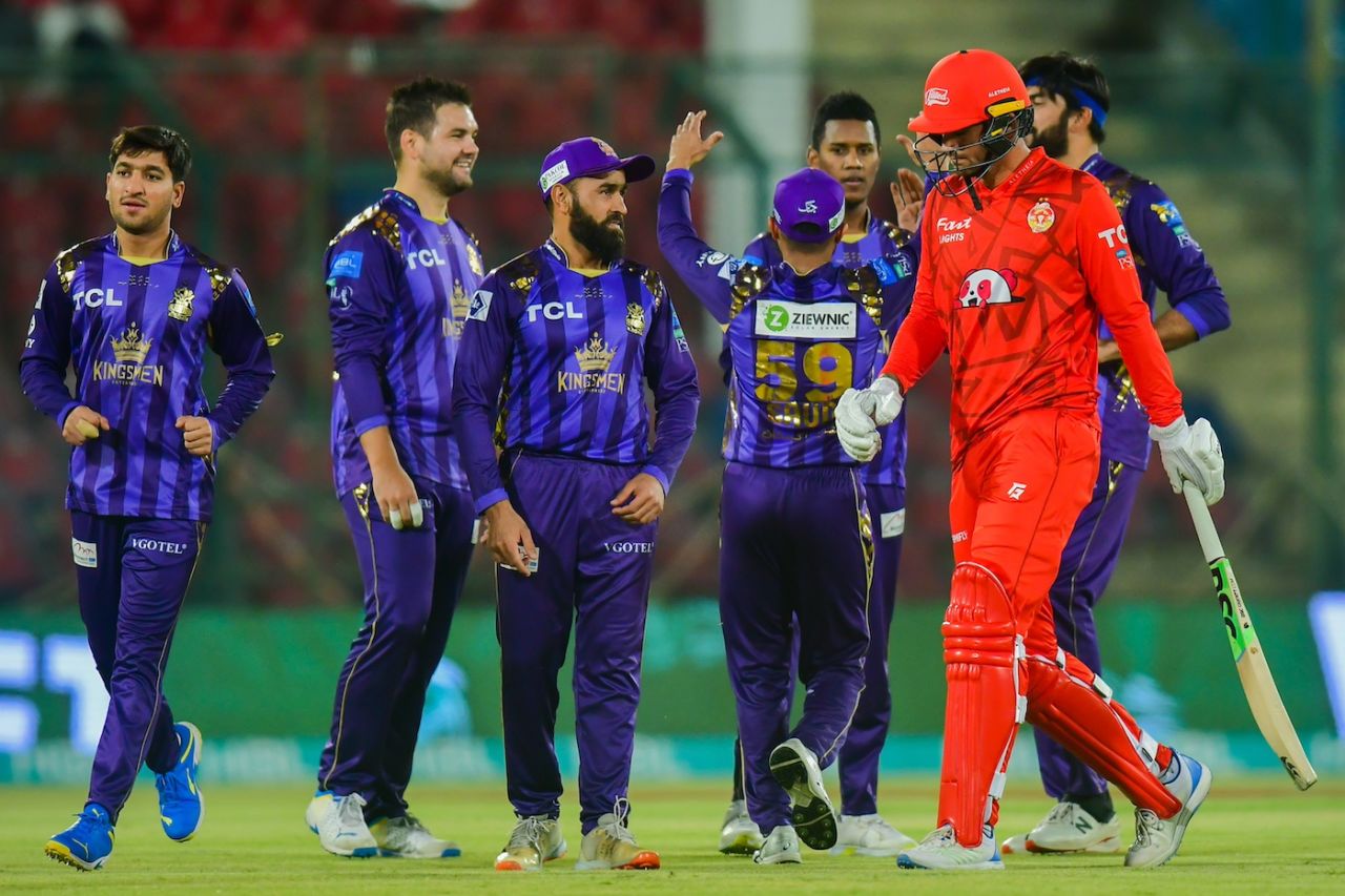 Alex Hales was out for 23, Islamabad United vs Quetta Gladiators, Eliminator, Pakistan Super League (PSL), Karachi, March 15, 2024