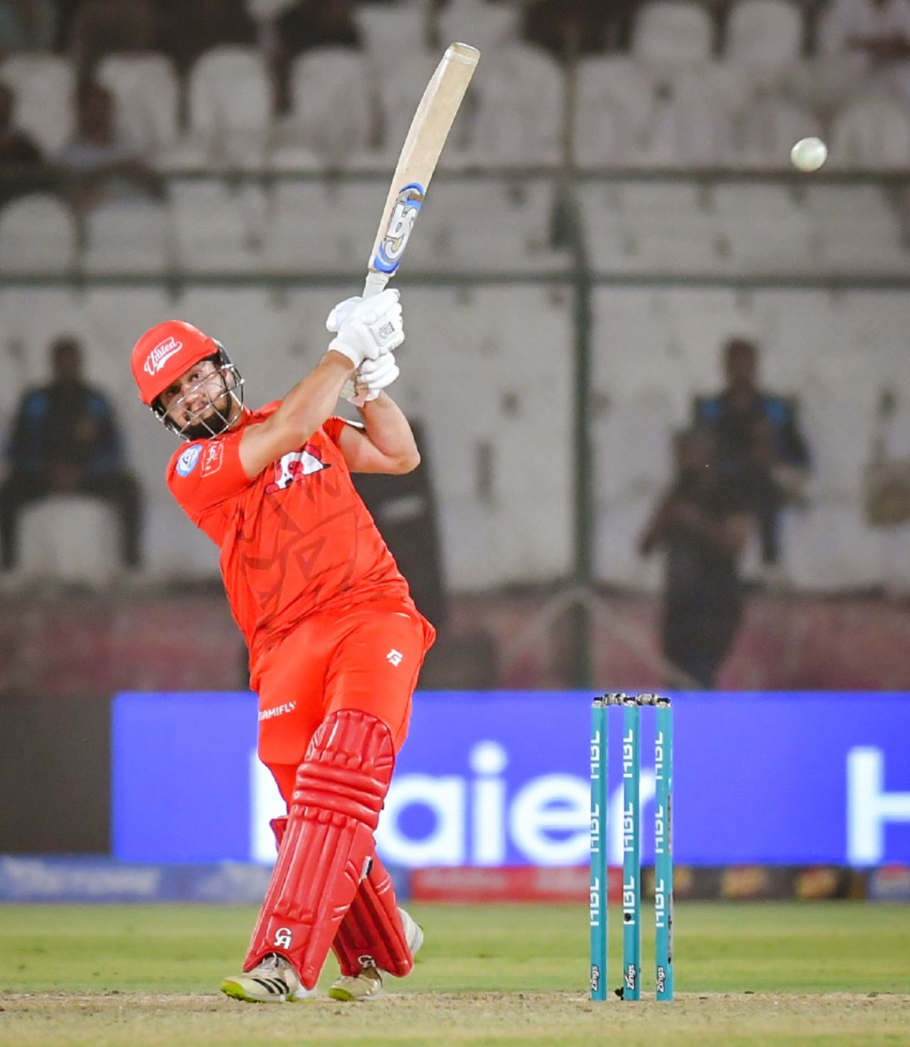 Haider Ali took swung his way to a match-winning fifty, Peshawar Zalmi vs Islamabad United, Eliminator 2, PSL 2024, Karachi, March 16, 2024