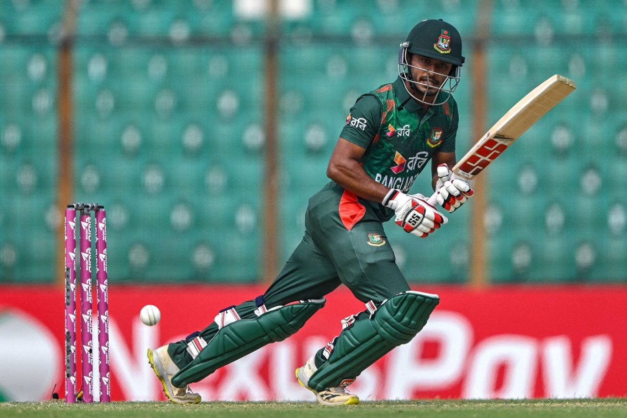 Tanzid Hasan came on as a concussion substitute and struck a quick fifty, Bangladesh vs Sri Lanka, 3rd ODI, Chattogram, March 18, 2024