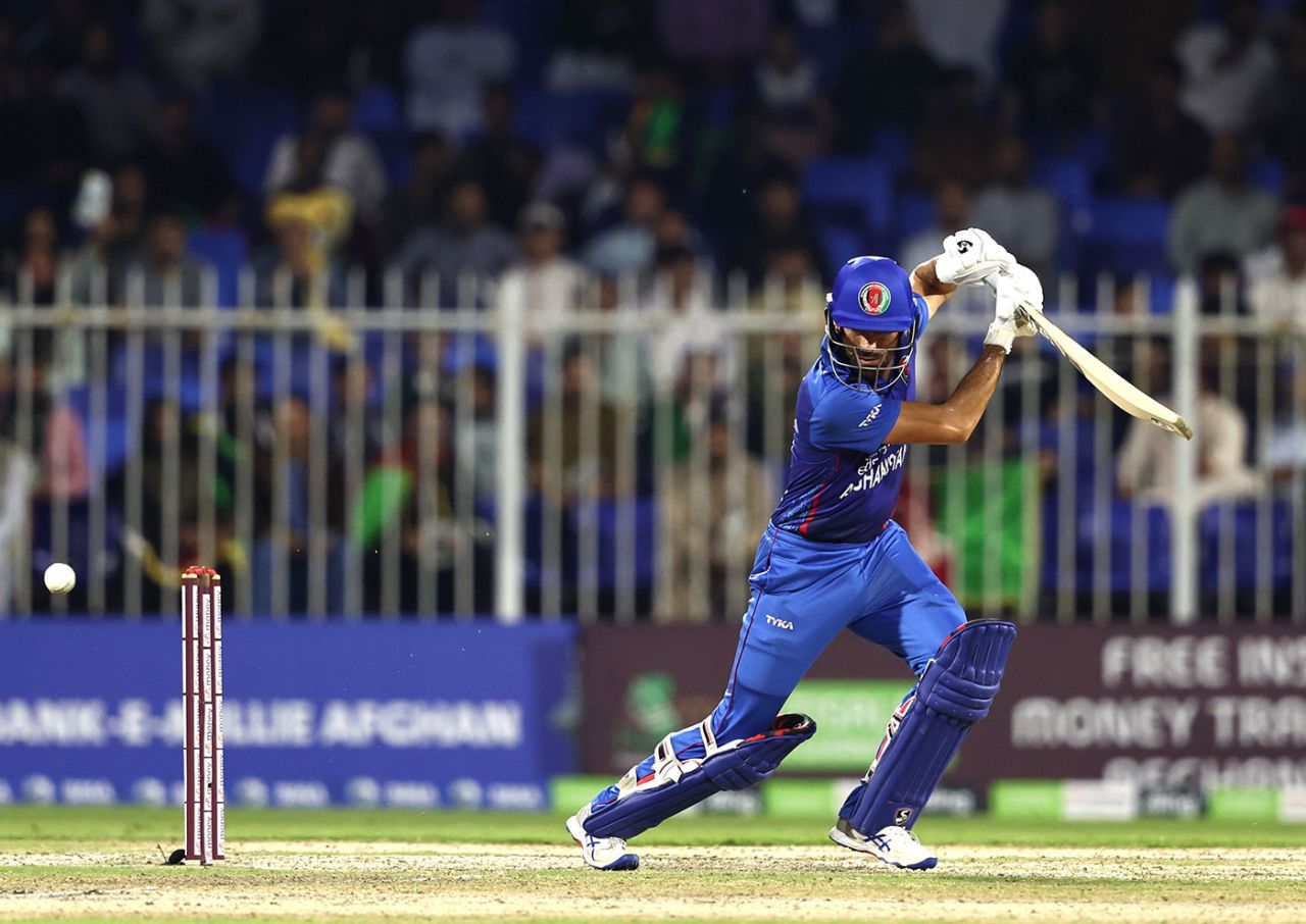 Ibrahim Zadran was the cornerstone of Afghanistan's innings, Afghanistan vs Ireland, 3rd T20I, Sharjah, March 18, 2024