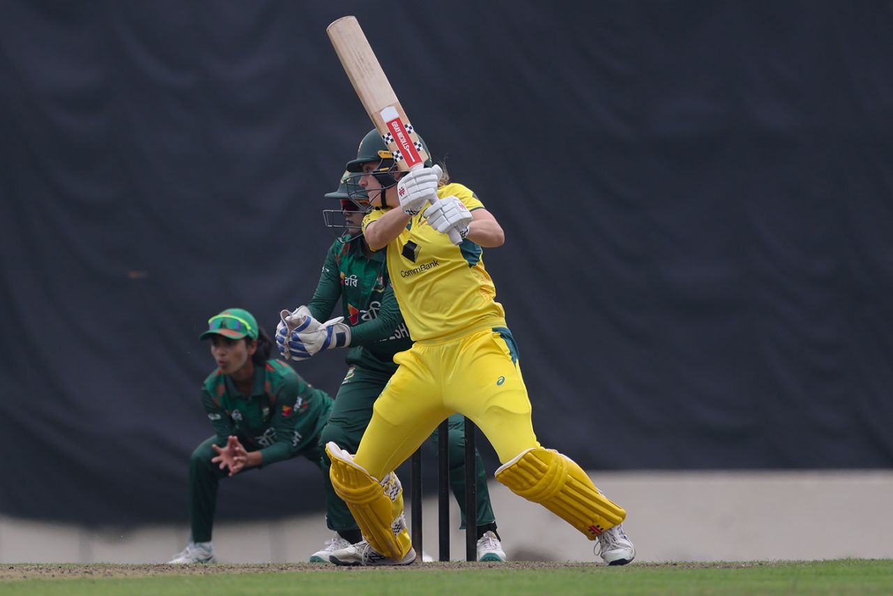 Annabel Sutherland played a crucial innings, Bangladesh vs Australia, 1st ODI, Mirpur, March 21, 2024