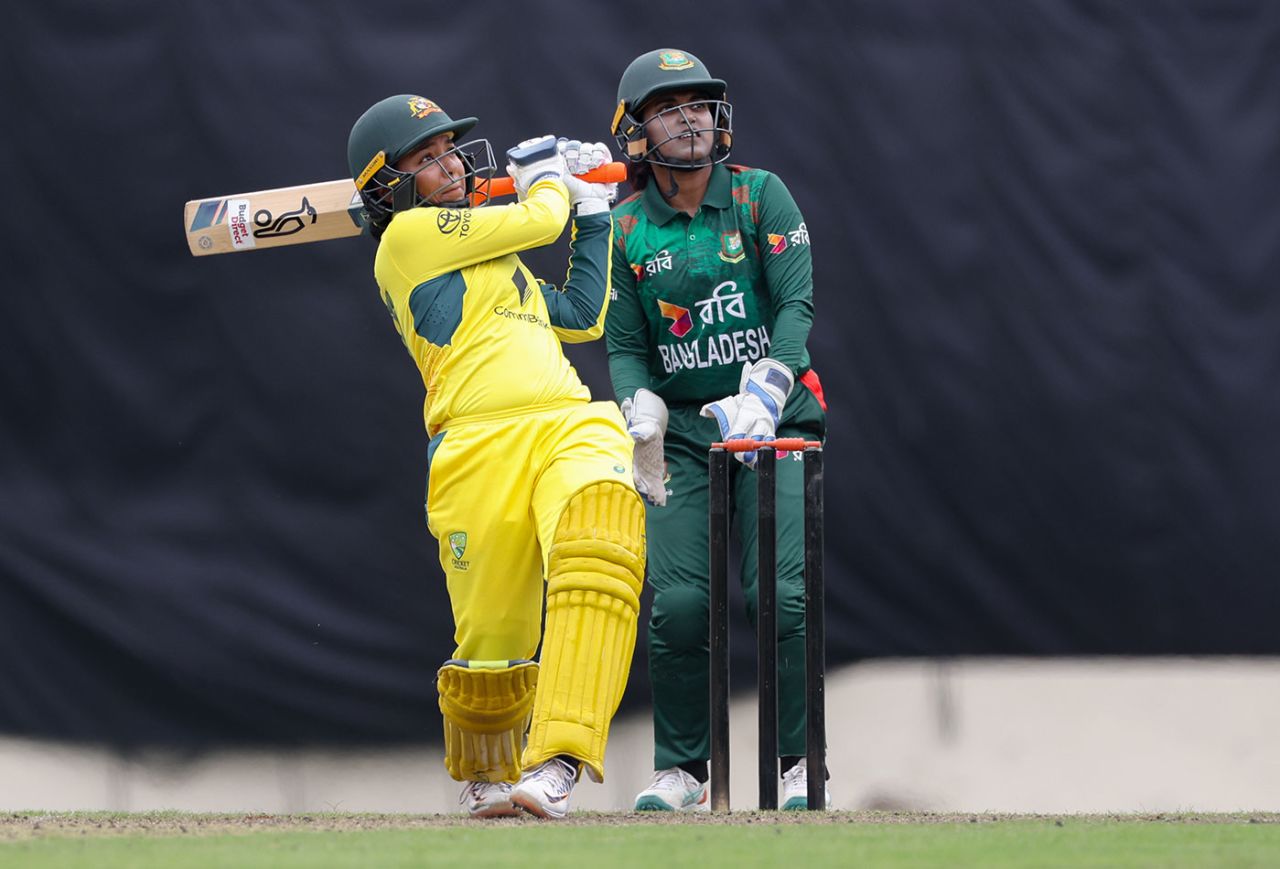 Alana King launched four sixes in the final over, Bangladesh vs Australia, 1st ODI, Mirpur, March 21, 2024