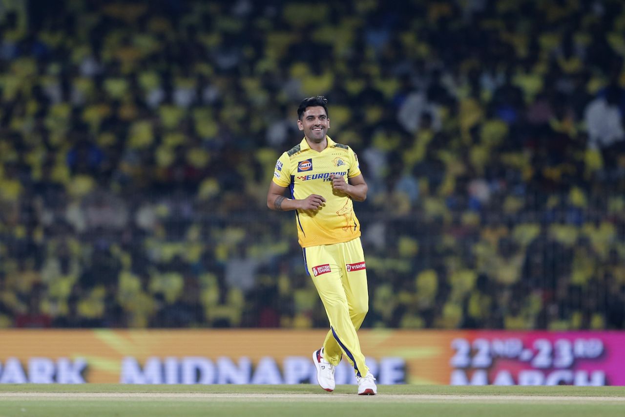 Deepak Chahar took the new ball, Chennai Super Kings vs Royal Challengers Bengaluru, IPL 2024, Chennai, March 22, 2024