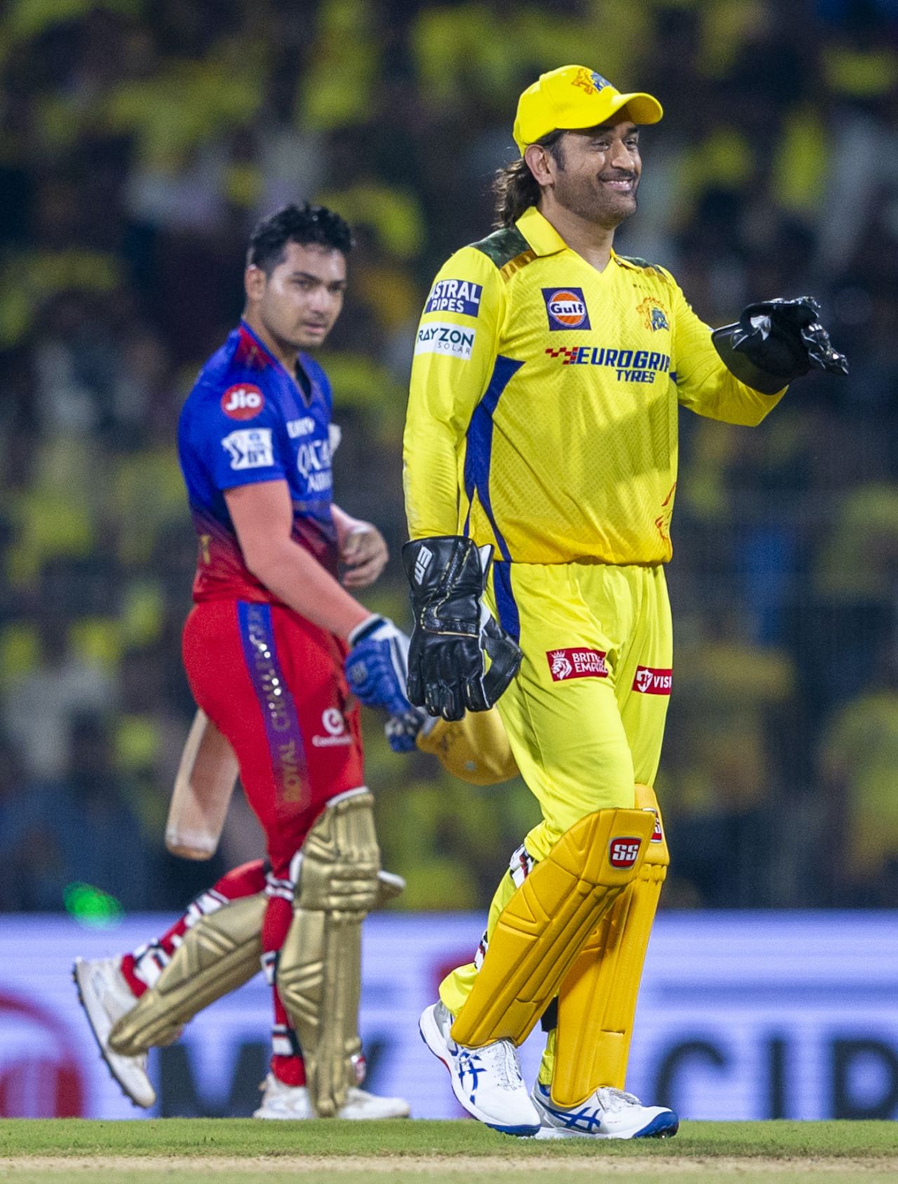 MS Dhoni effected a last-ball run out, Chennai Super Kings vs Royal Challengers Bengaluru, IPL 2024, Chennai, March 22, 2024