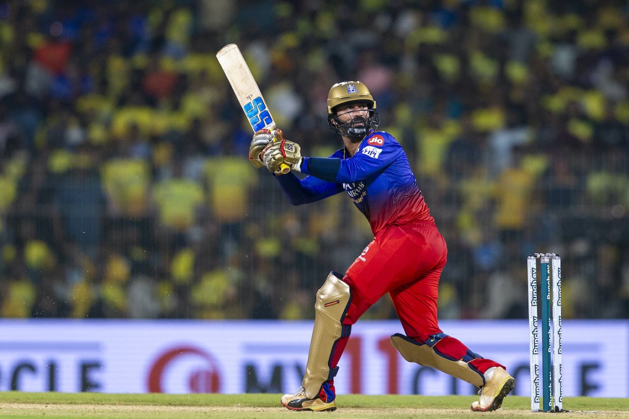 Dinesh Karthik worked past the rust to give RCB a big finish, Chennai Super Kings vs Royal Challengers Bengaluru, IPL 2024, Chennai, March 22, 2024