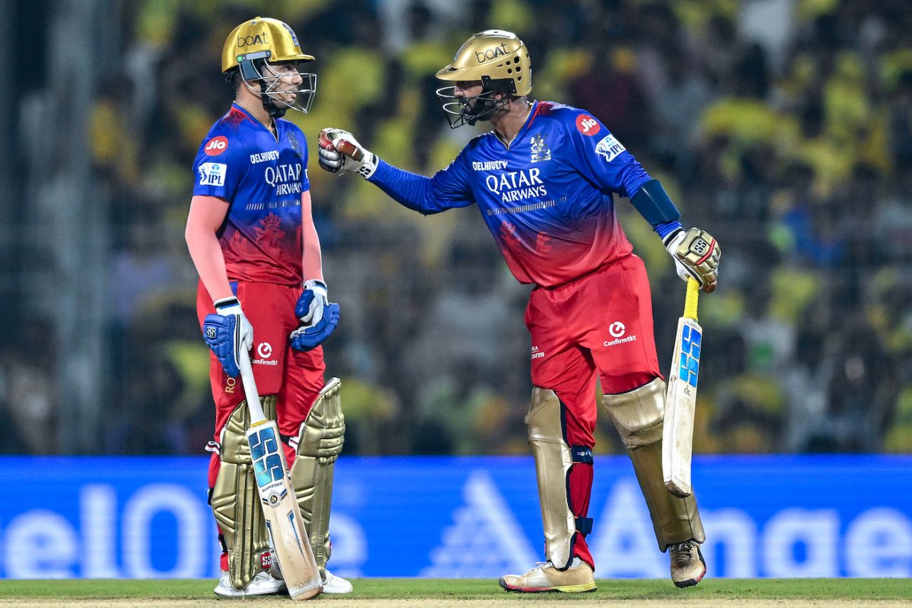 Anuj Rawat and Dinesh Karthik put on 95 off 50 for the sixth wicket, Chennai Super Kings vs Royal Challengers Bengaluru, IPL 2024, Chennai, March 22, 2024