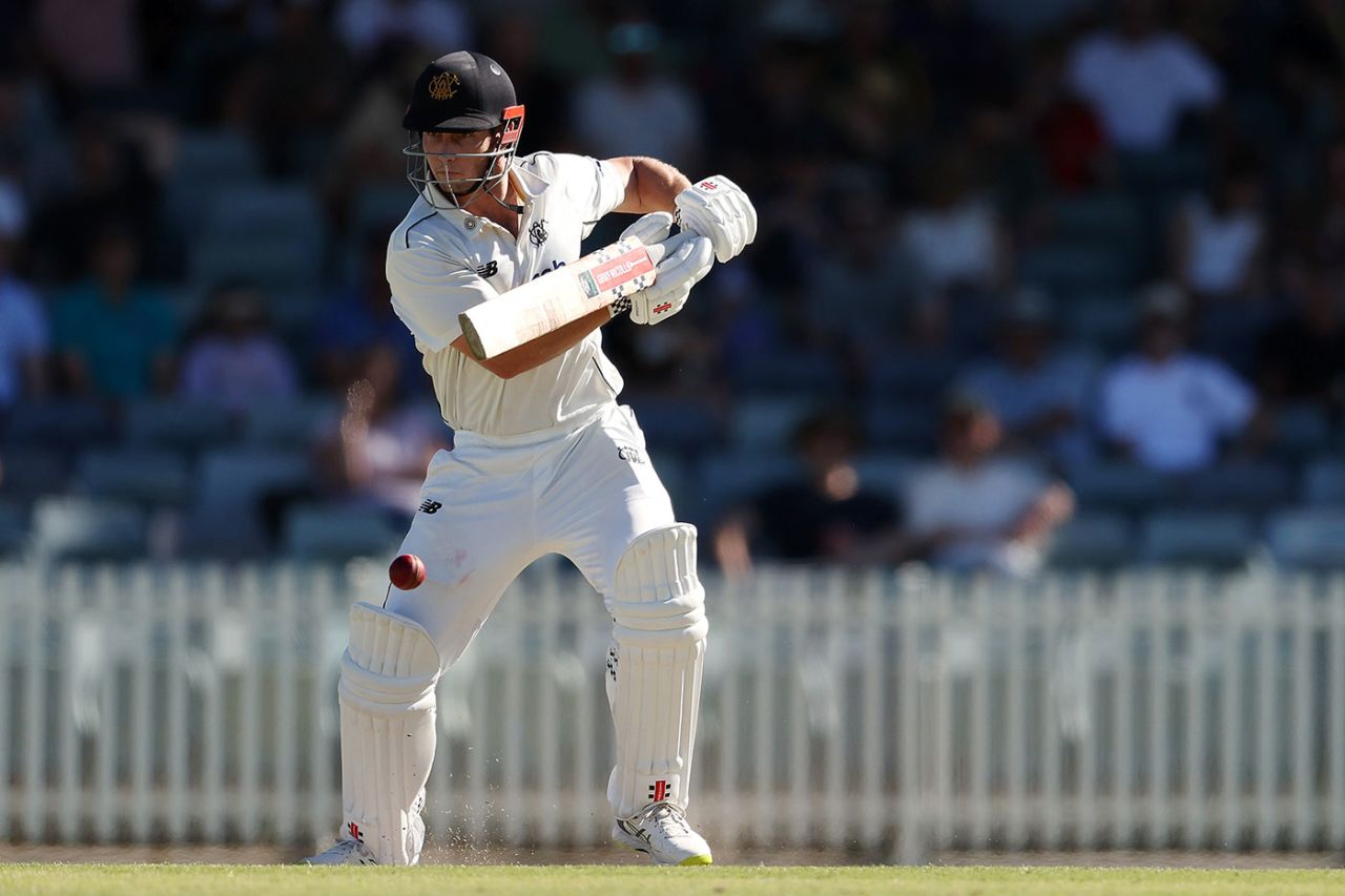 Hilton Cartwright played his second important innings of the game, Western Australia vs Tasmania, Sheffield Shield, Final, WACA, March 23, 2024
