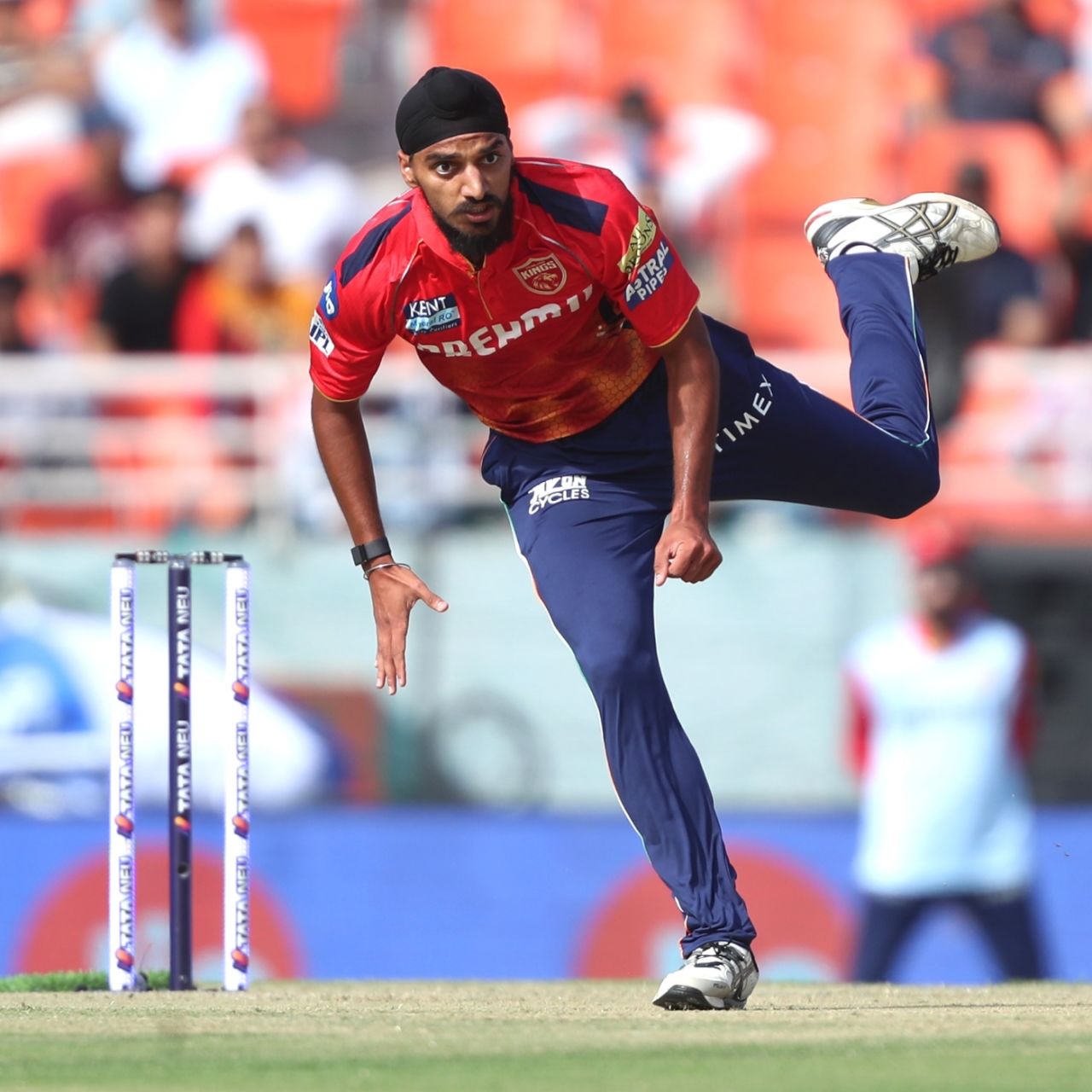 Arshdeep Singh struck in the fourth over to end a blazing opening stand, Punjab Kings vs Delhi Capitals, IPL 2024, Mullanpur, March 23, 2024