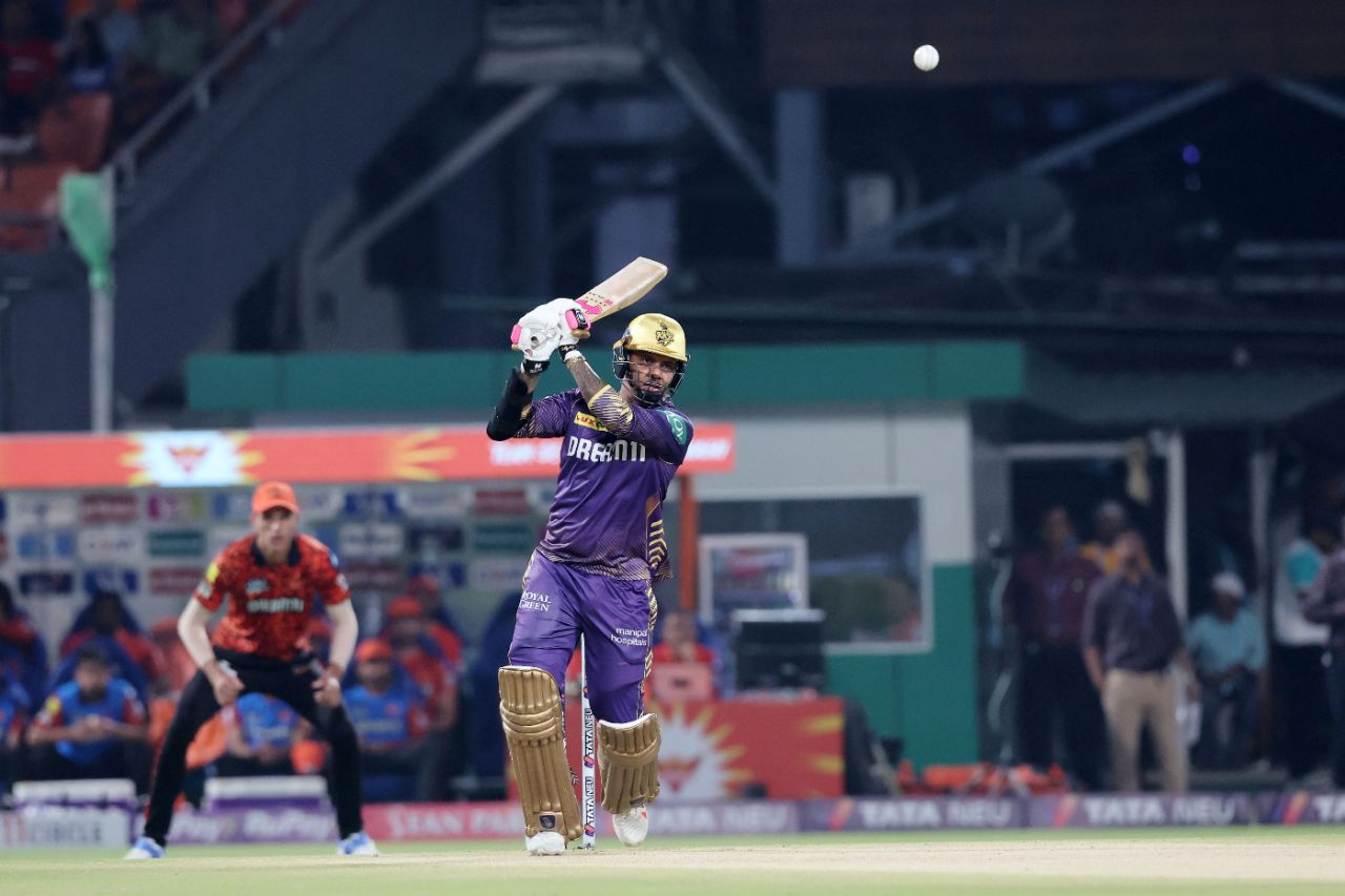 Sunil Narine opened the innings for KKR, Kolkata Knight Riders vs Sunrisers Hyderabad, IPL 2024, Kolkata, March 23, 2024