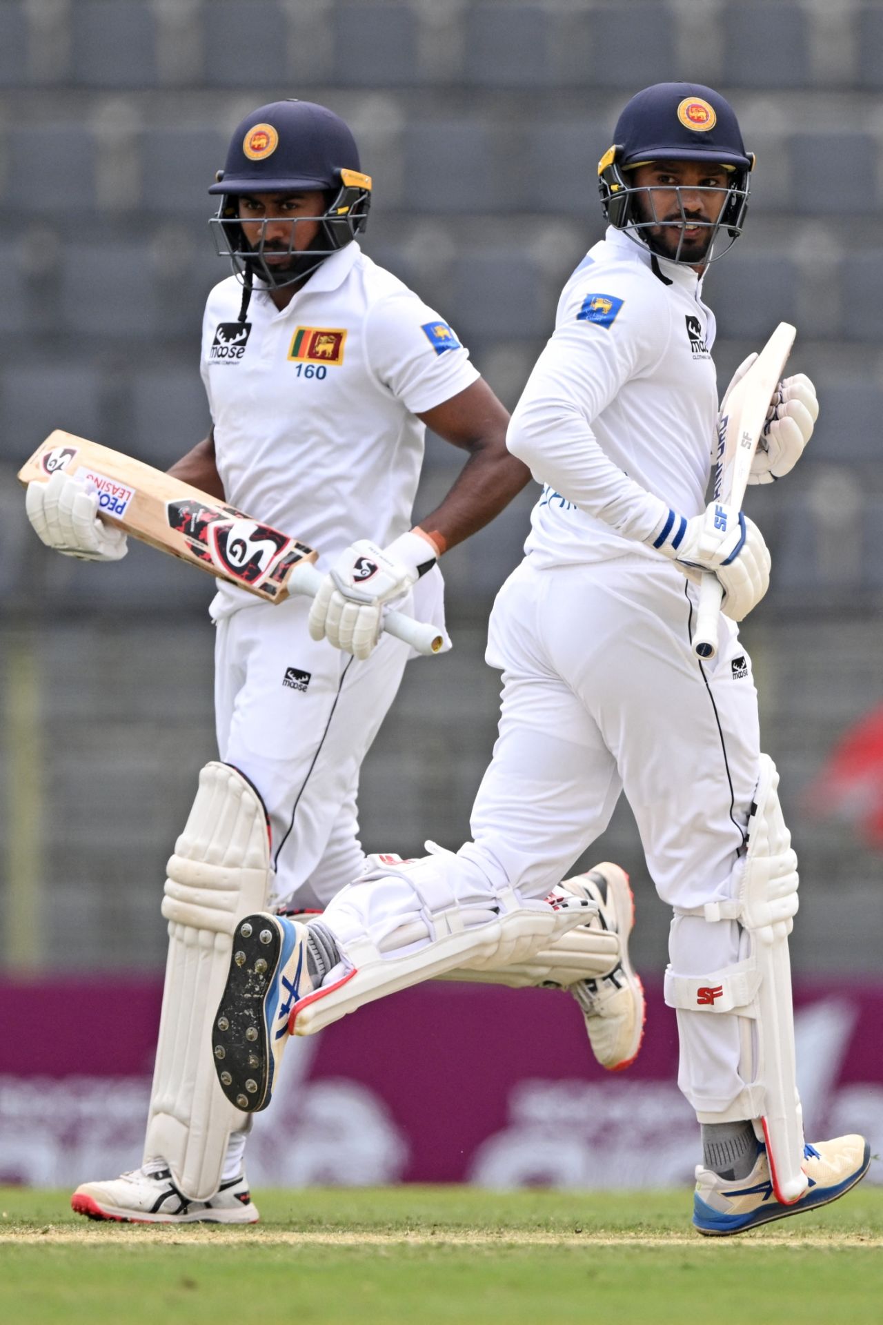 Kamindu Mendis and Dhananjaya de Silva continued from where they left off in the first innings, Bangladesh vs Sri Lanka, 1st Test, day 3, Sylhet, March 24, 2024