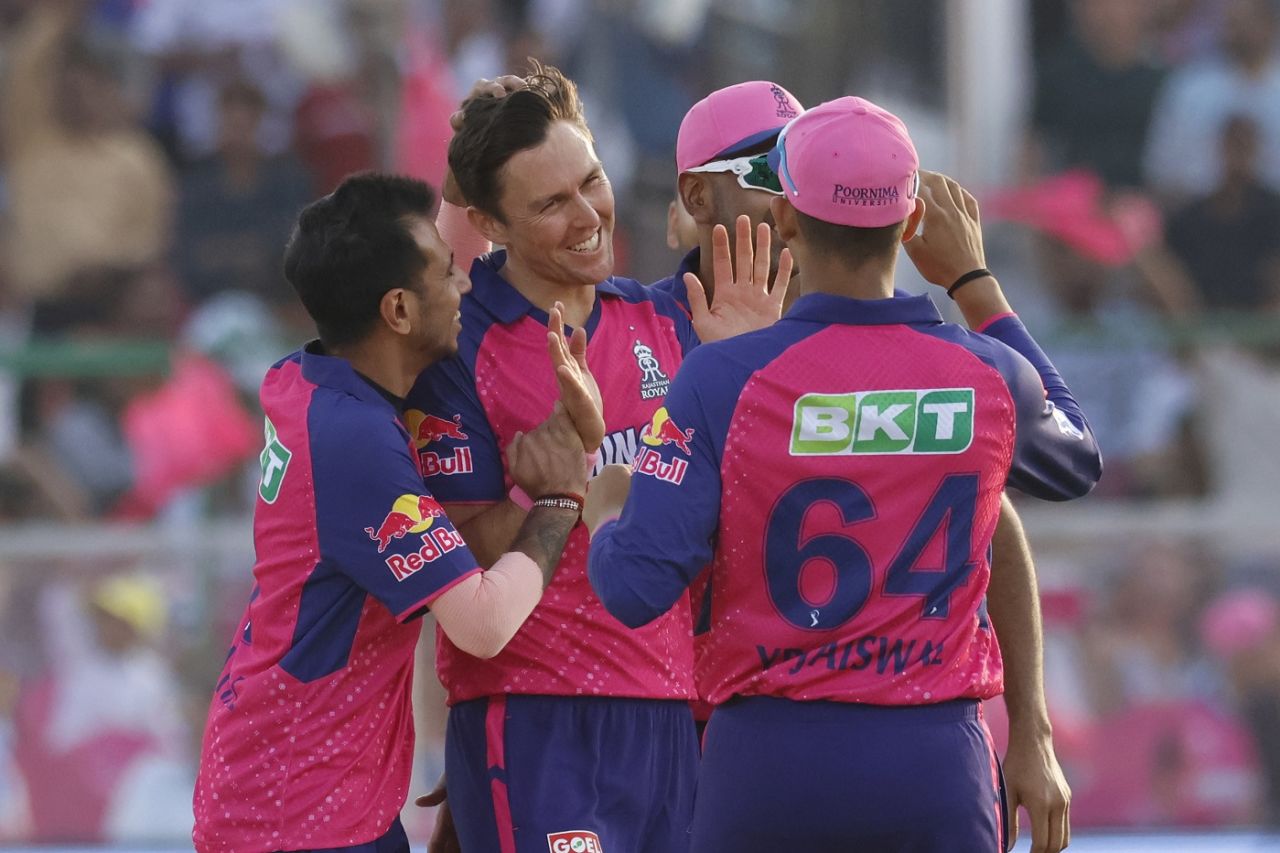Trent Boult struck twice in his first two overs, Rajasthan Royals vs Lucknow Super Giants, IPL 2024, Jaipur, March 24, 2024