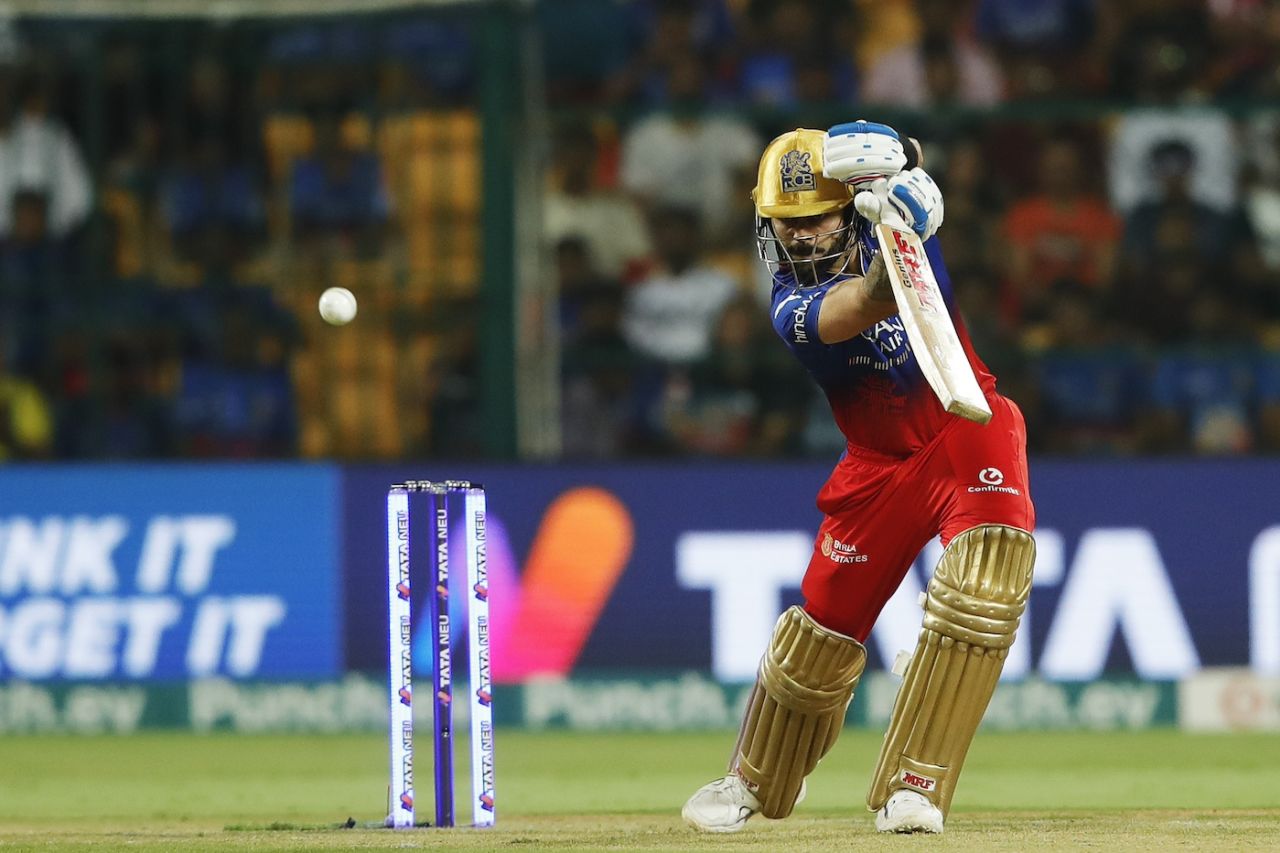 Virat Kohli did the early scoring in RCB's chase, Royal Challengers Bengaluru vs Punjab Kings, IPL 2024, Bengaluru, March 25, 2024